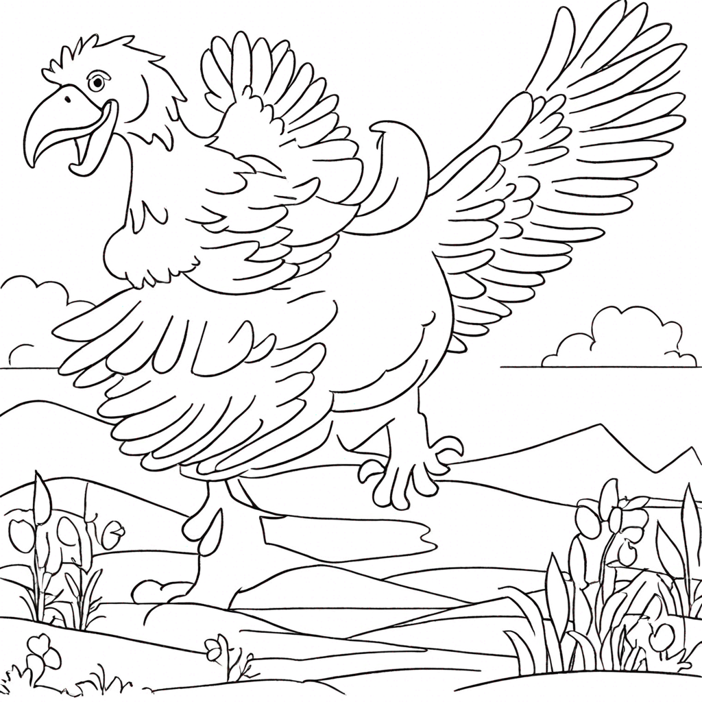 Big Bird Flying