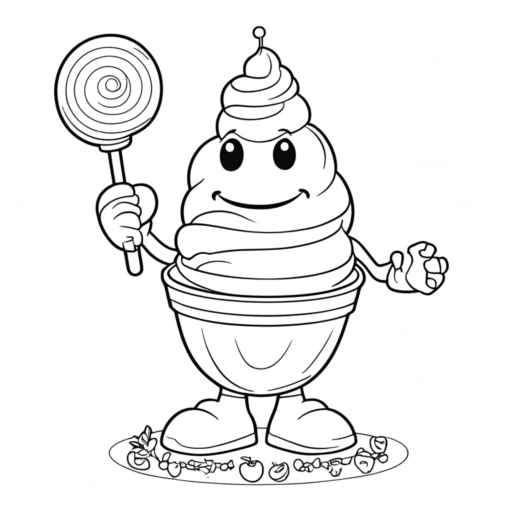 italian-brainrot Golems Frolicking at Fountain coloring page from Italian Brainrot theme - free printable line art for kids and adults