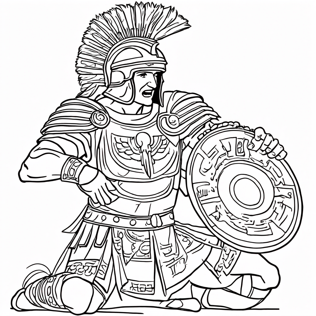 italian-brainrot Legionnaires Discover Pizza Pocket coloring page from Italian Brainrot theme - free printable line art for kids and adults