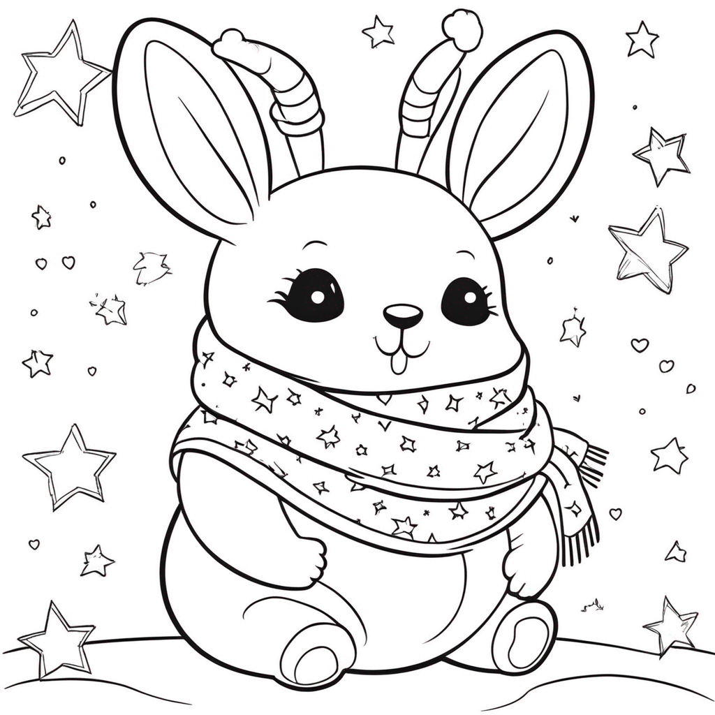 "Labubu Khám Phá Rừng Huyền Bí" coloring page from Labubu theme - free printable line art for kids and adults