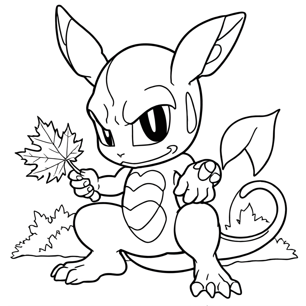 Mewtwo coloring pages theme preview - 24 free printable coloring pages for kids and adults