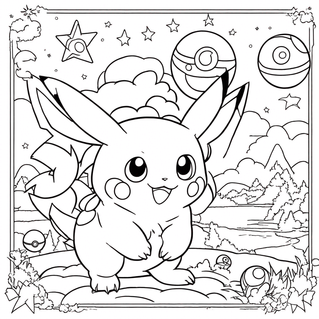 Pokemon Exploring Magical Starry Skies